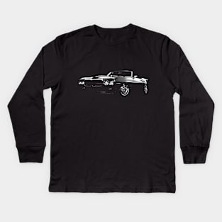 1969 Pontiac Firebird Kids Long Sleeve T-Shirt